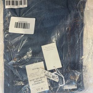 Madewell The Perfect Vintage Jean Size 25 Brand New - SUper Stretch